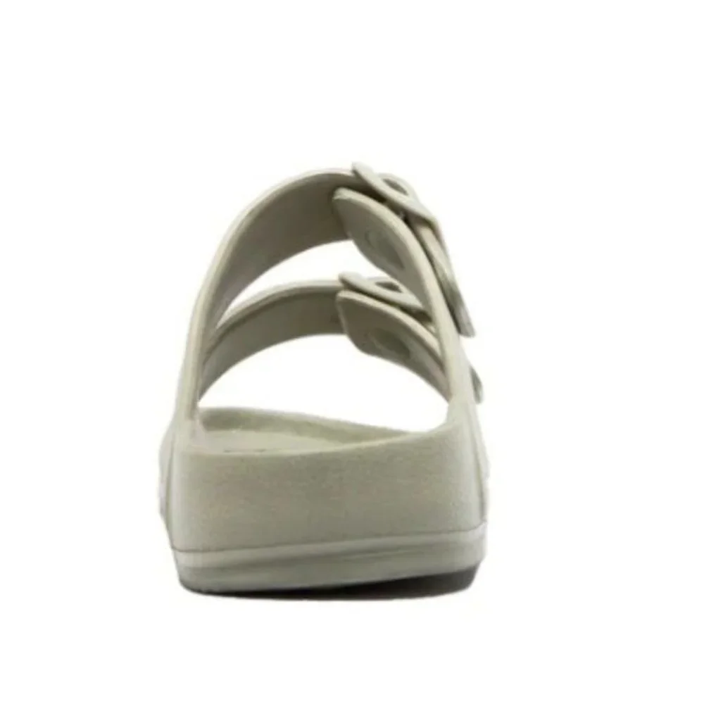 !! NEW !! Lightweight Double Buckle Sandals – Sage Green - Picture 7 of 10